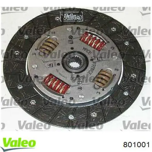 Do koszyka 801001 VALEO Zestaw sprzęgła (3 części)