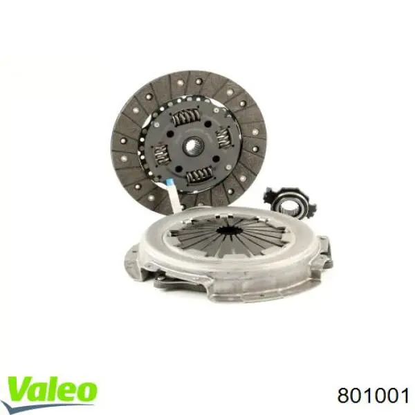 Zestaw sprzęgła (3 części) 801001 VALEO