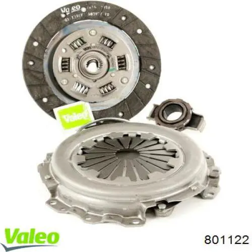 Zestaw sprzęgła (3 części) 801122 VALEO