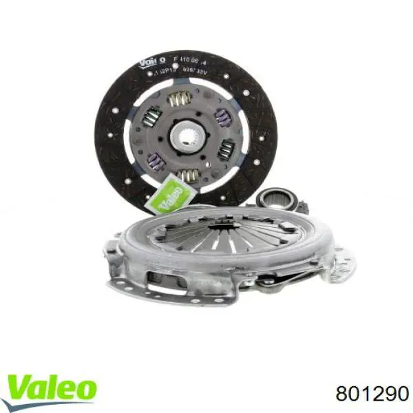 Zestaw sprzęgła (3 części) 801290 VALEO