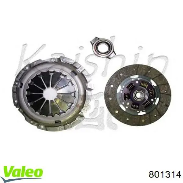Zestaw sprzęgła (3 części) 801314 VALEO