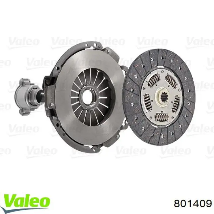 Zestaw sprzęgła (3 części) 801409 VALEO