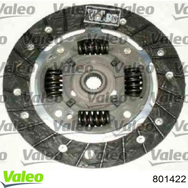 Zestaw sprzęgła (3 części) 801422 VALEO
