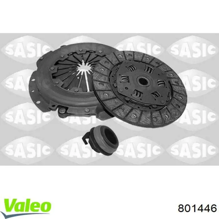Zestaw sprzęgła (3 części) 801446 VALEO