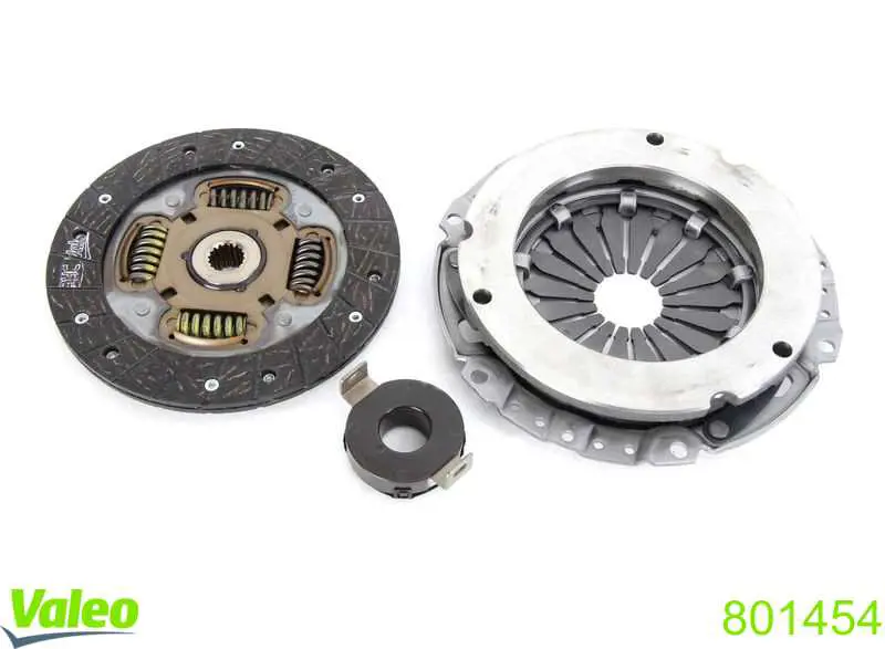 Do koszyka 801454 VALEO Zestaw sprzęgła (3 części)