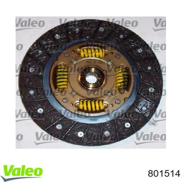 Zestaw sprzęgła (3 części) 801514 VALEO
