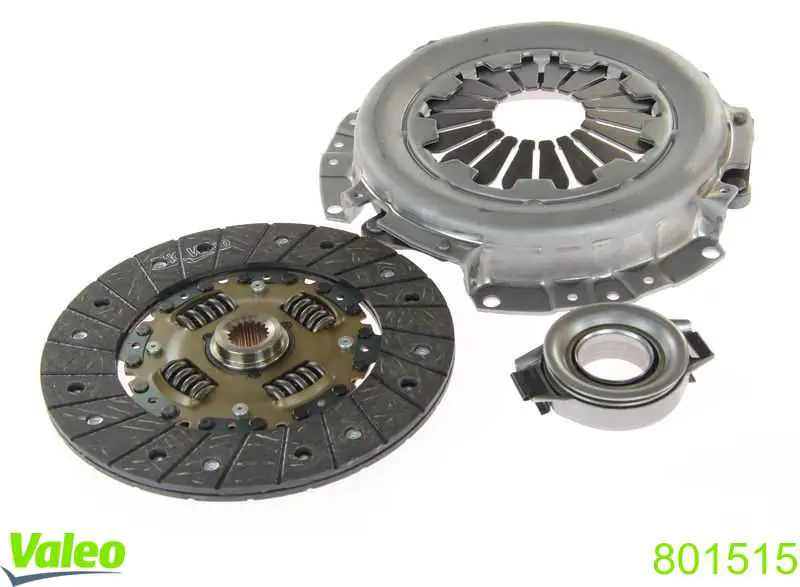 Do koszyka 801515 VALEO Zestaw sprzęgła (3 części)