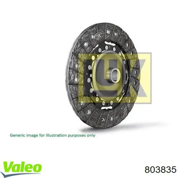 Tarcza sprzęgła VALEO 803835 cena, od 101,61 USD