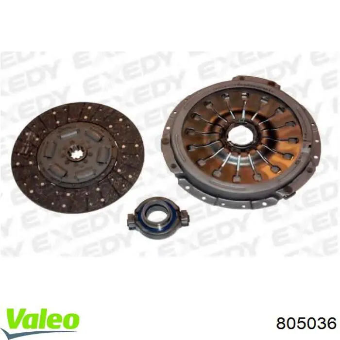 Zestaw sprzęgła (3 części) VALEO 805036 cena, od 531,40 USD