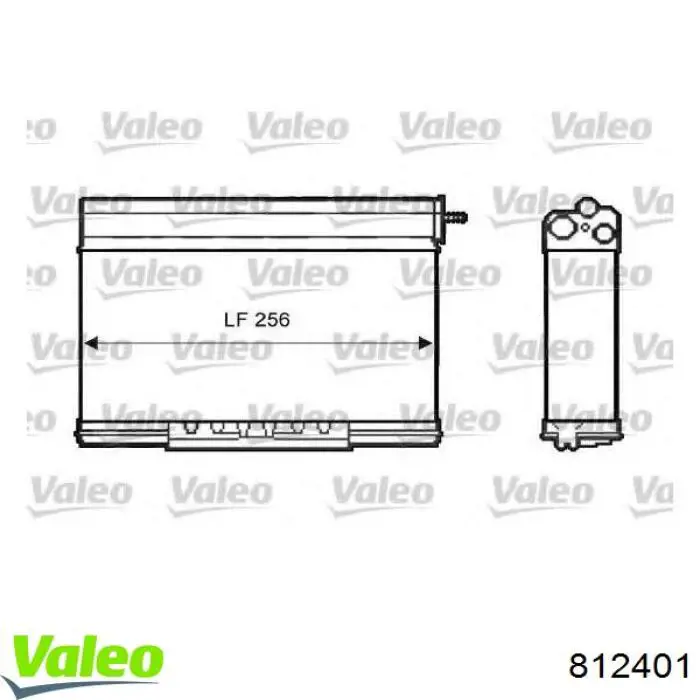 812401 VALEO Chłodnica nagrzewnicy (ogrzewacza)