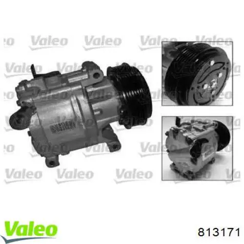 Sprężarka klimatyzacji SCSB06 Ford