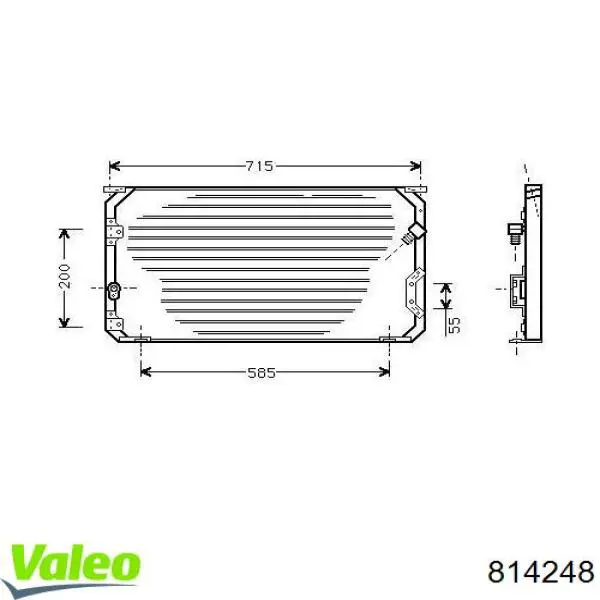 Do koszyka 8846002040 Toyota Chłodnica klimatyzacji