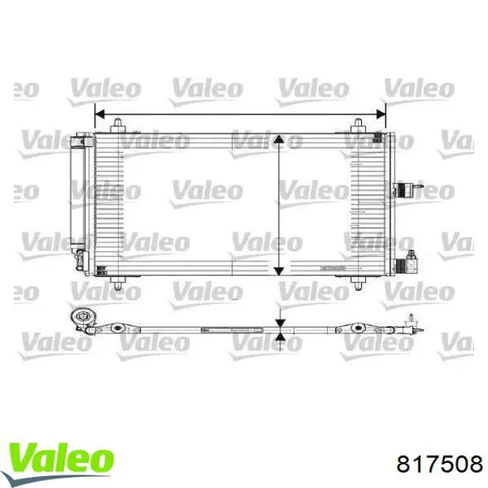 817508 VALEO Chłodnica klimatyzacji