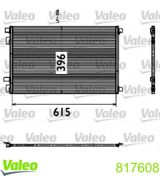 817608 VALEO Chłodnica klimatyzacji
