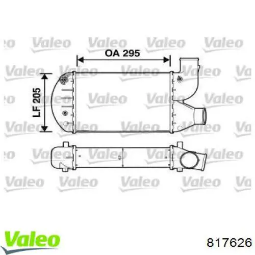 Chłodnica intercoolera do Fiat Tempra  159