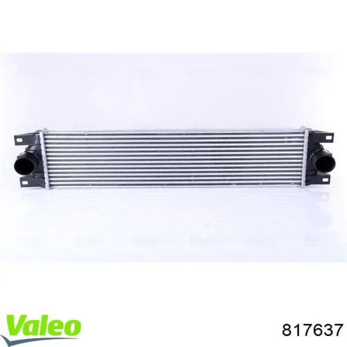 Do koszyka 817637 VALEO Chłodnica intercoolera