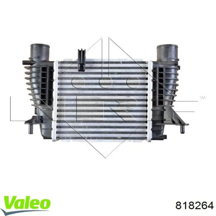 Chłodnica intercoolera VALEO 818264 cena, od 123,67 USD