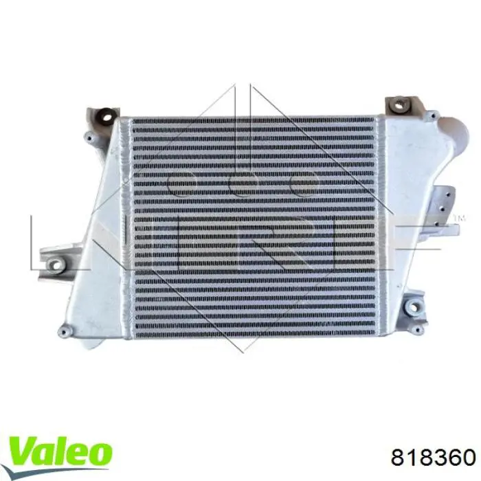 Chłodnica intercoolera VALEO 818360 cena, od 261,05 USD