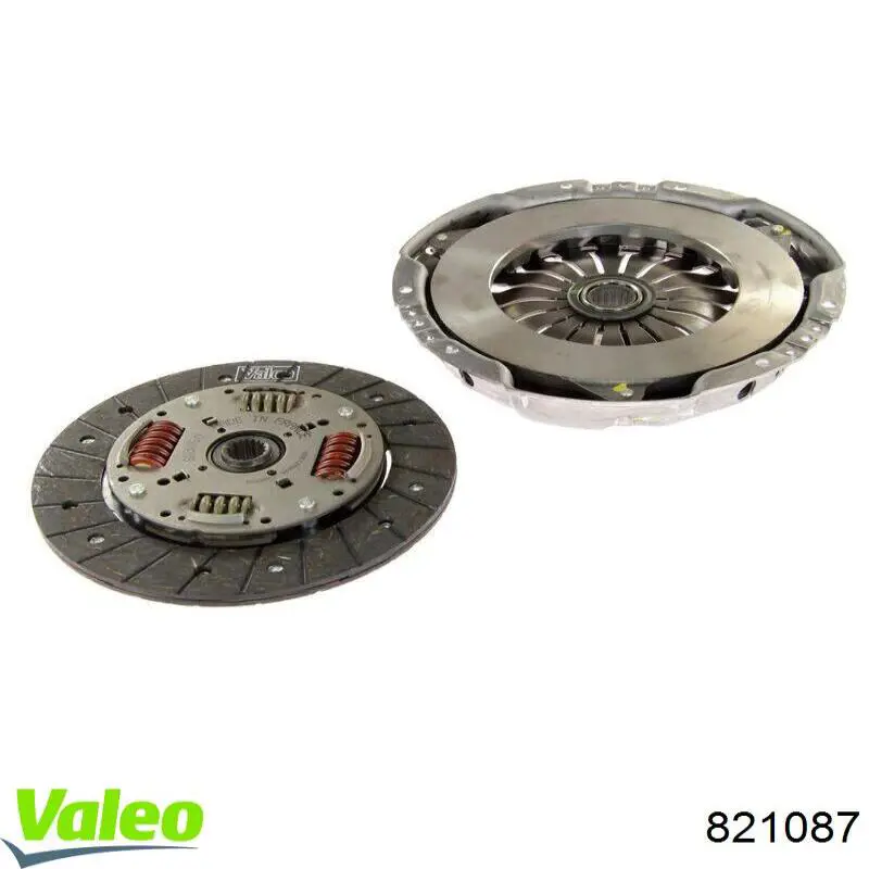 Do koszyka 821087 VALEO Zestaw sprzęgła (3 części)