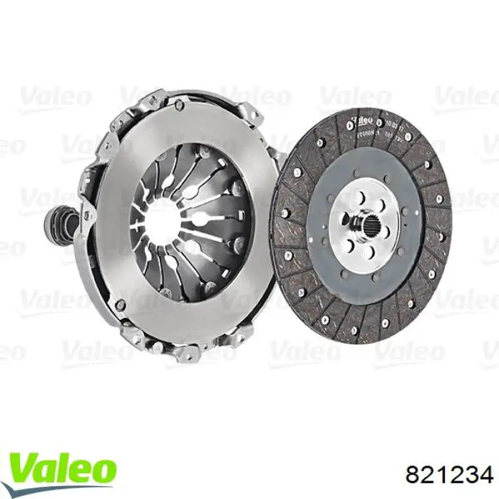 Do koszyka 821234 VALEO Zestaw sprzęgła (3 części)