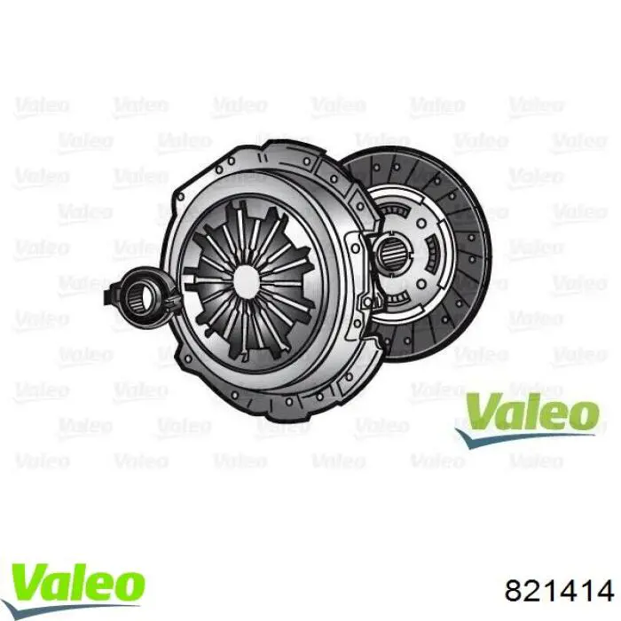 Zestaw sprzęgła (3 części) 821414 VALEO