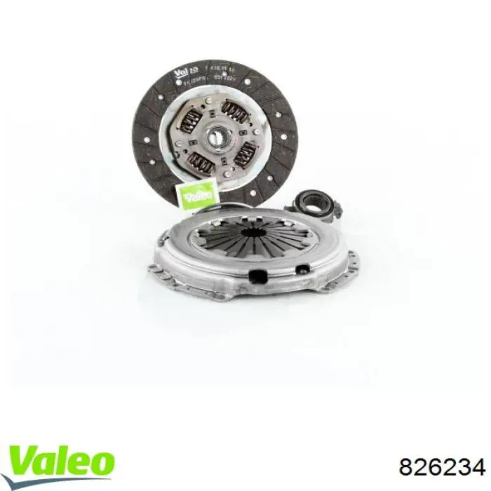 Zestaw sprzęgła (3 części) 826234 VALEO
