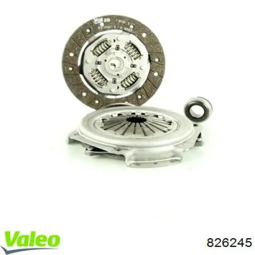 Zestaw sprzęgła (3 części) 826245 VALEO