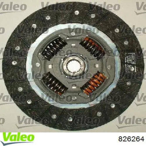 Zestaw sprzęgła (3 części) 826264 VALEO