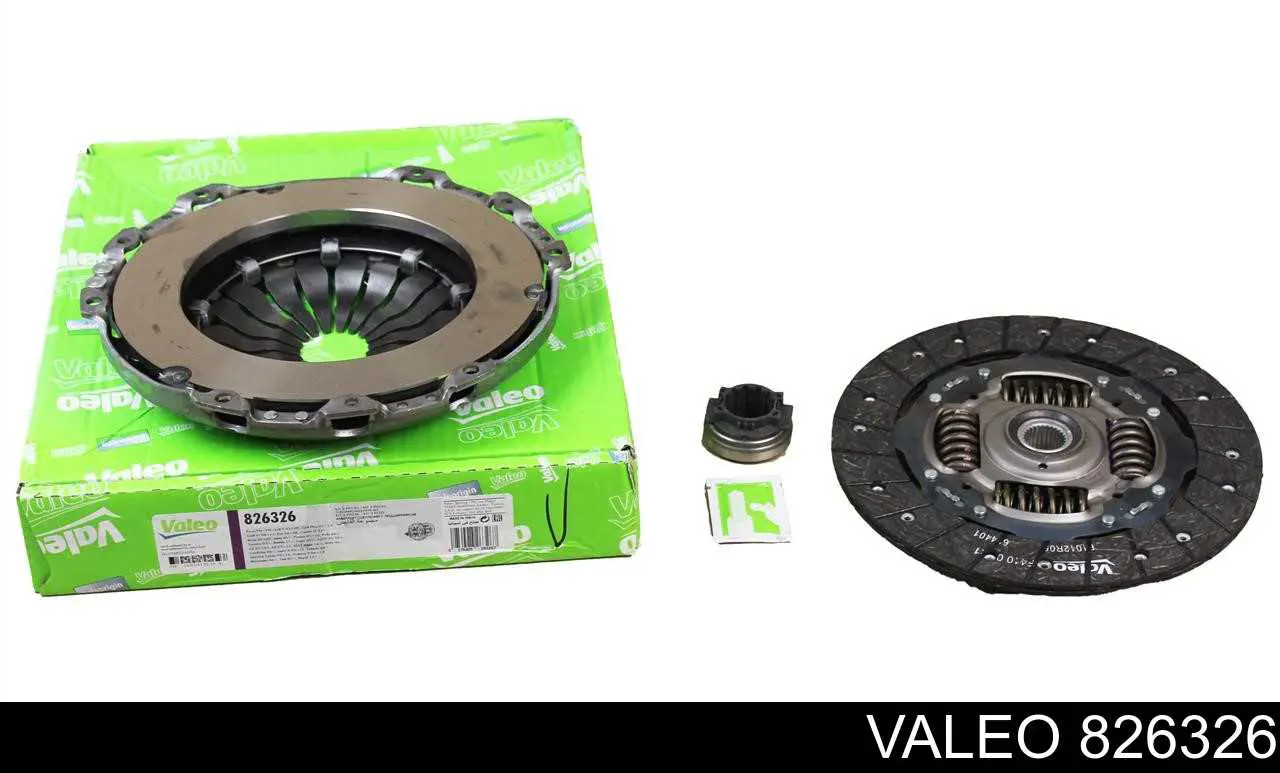 Do koszyka 826326 VALEO Zestaw sprzęgła (3 części)