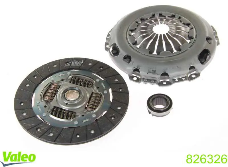 Zestaw sprzęgła (3 części) 826326 VALEO