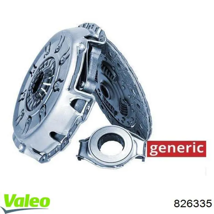 Zestaw sprzęgła (3 części) 826335 VALEO