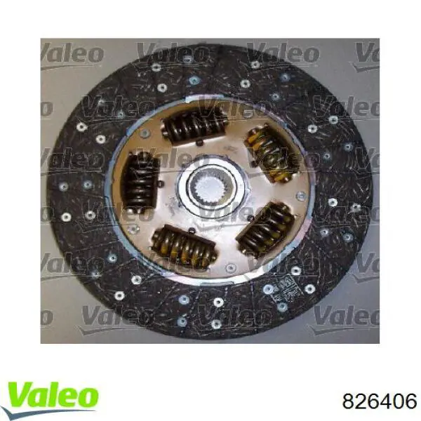 Zestaw sprzęgła (3 części) 826406 VALEO