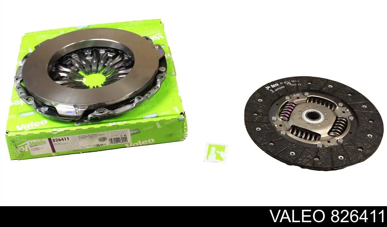 Zestaw sprzęgła (3 części) VALEO 826411 cena, od 366,05 USD