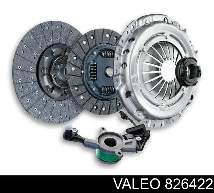 Zestaw sprzęgła (3 części) VALEO 826422 cena, od 133,16 USD
