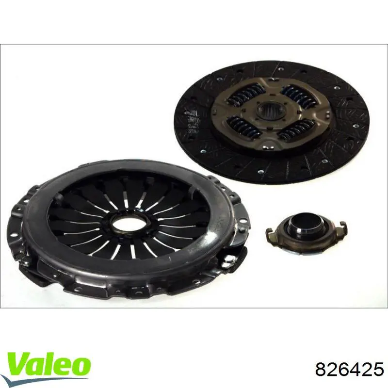 Zestaw sprzęgła (3 części) 826425 VALEO
