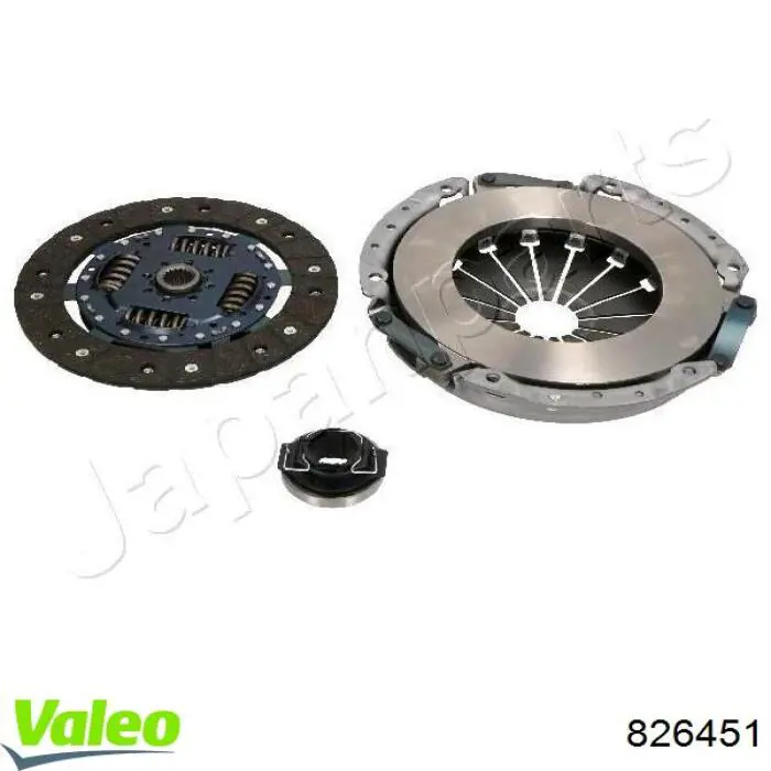 Zestaw sprzęgła (3 części) 826451 VALEO