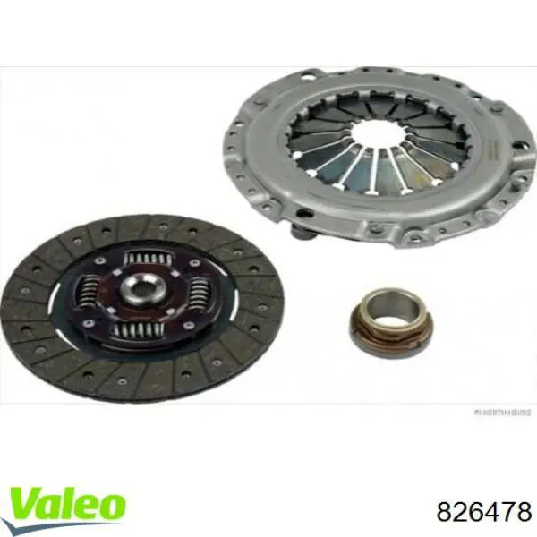 Zestaw sprzęgła (3 części) 826478 VALEO