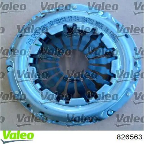 Do koszyka 826563 VALEO Zestaw sprzęgła (3 części)