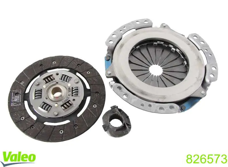 Do koszyka 826573 VALEO Zestaw sprzęgła (3 części)