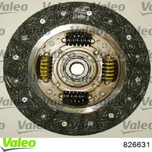 Zestaw sprzęgła (3 części) 826631 VALEO