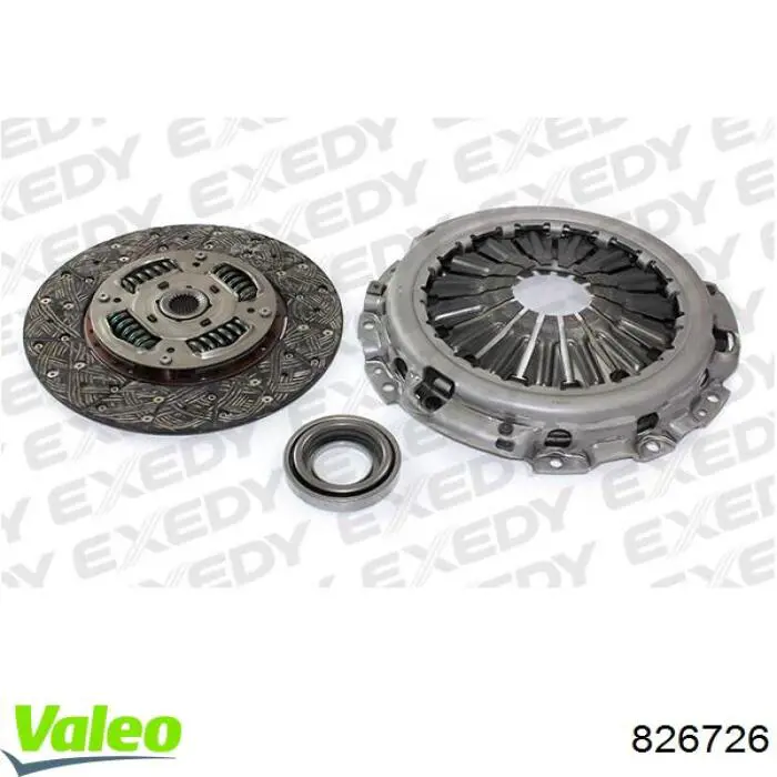 Zestaw sprzęgła (3 części) 826726 VALEO