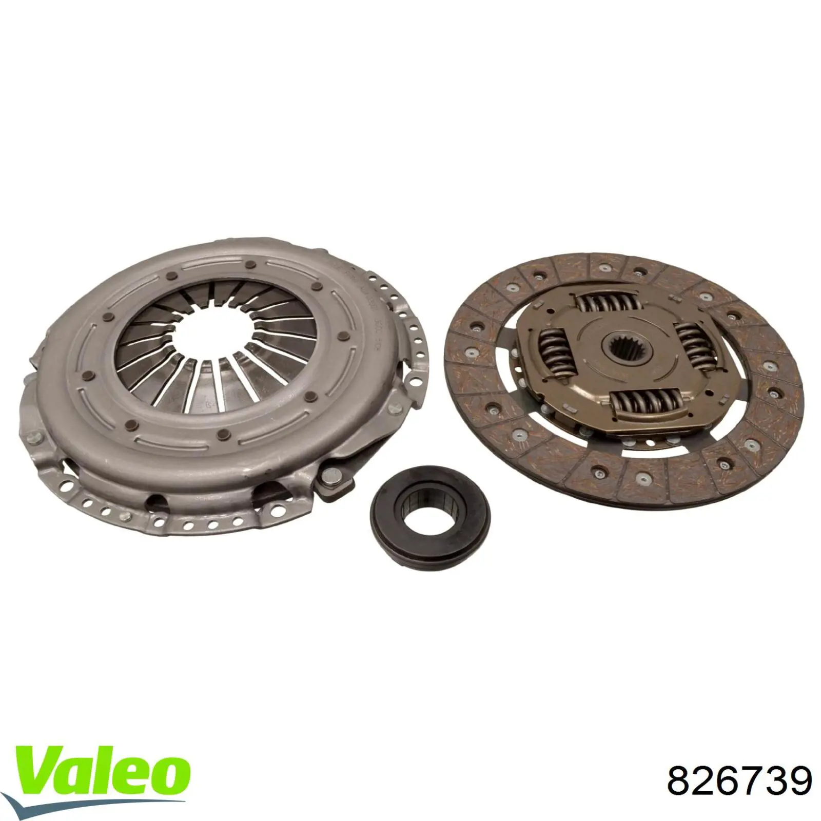 826739 VALEO Zestaw sprzęgła (3 części)