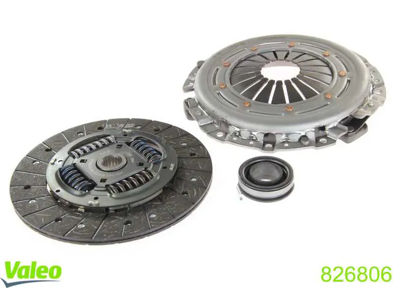 Zestaw sprzęgła (3 części) VALEO 826806 cena, od 150,07 USD