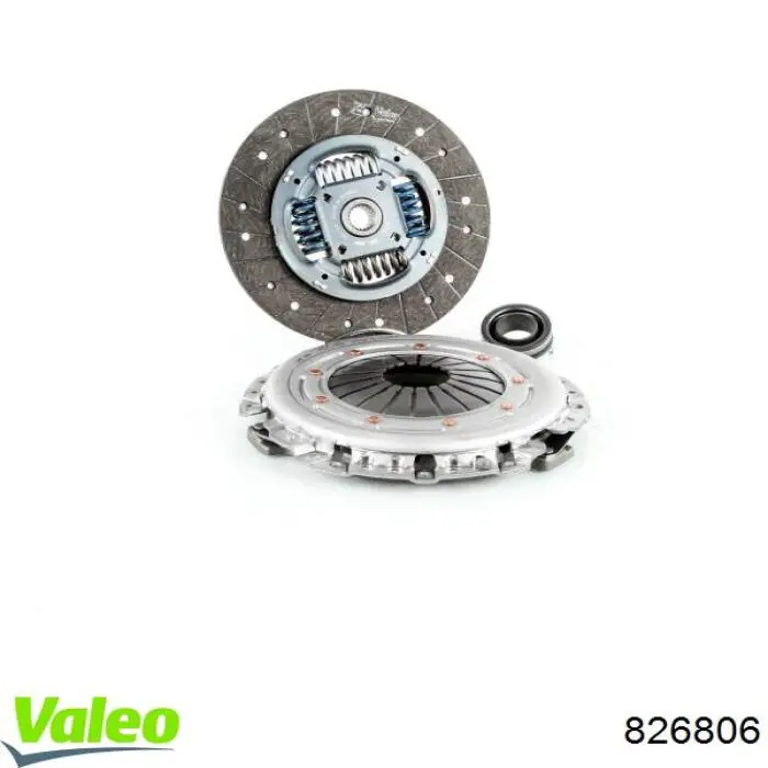 Zestaw sprzęgła (3 części) 826806 VALEO