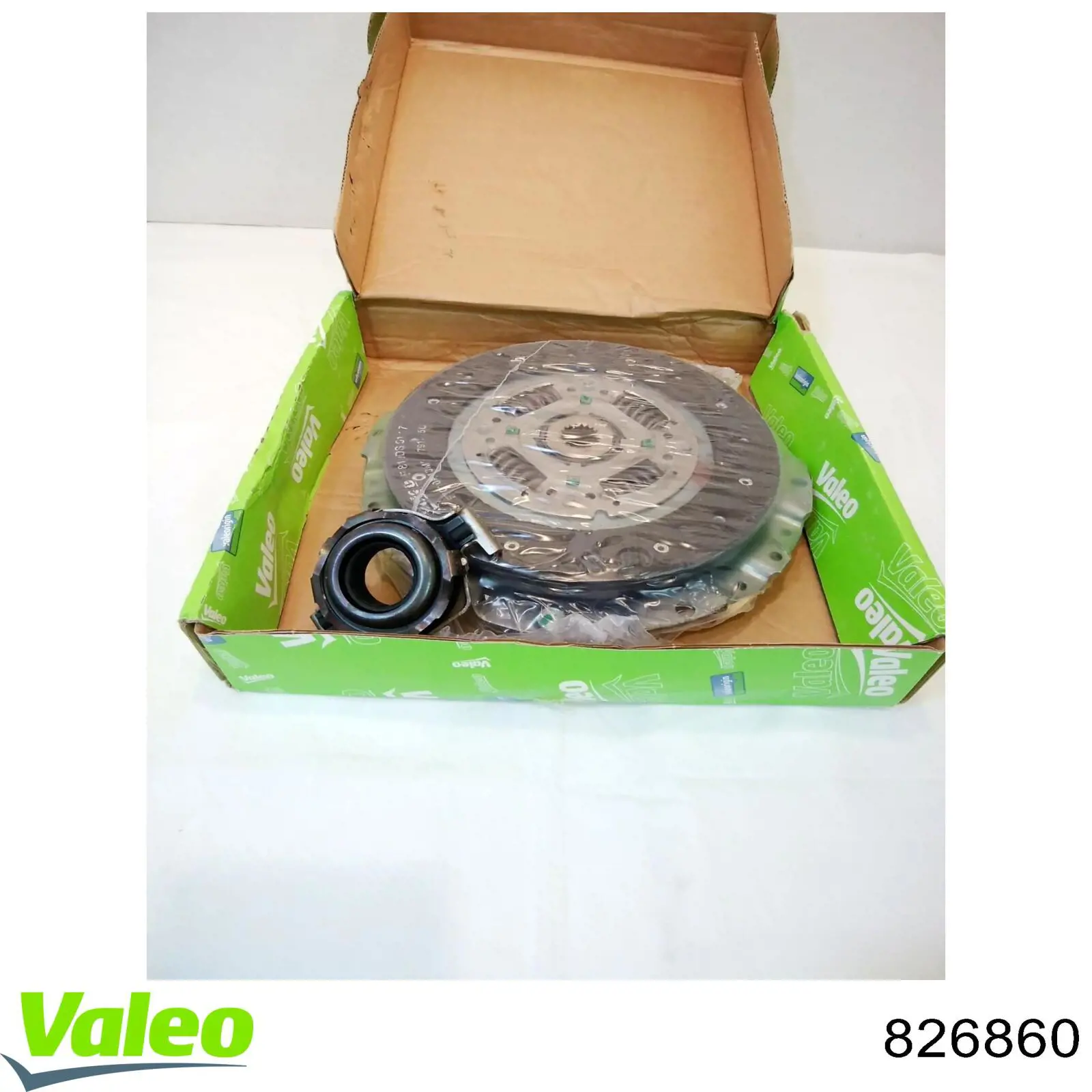 Do koszyka 826860 VALEO Zestaw sprzęgła (3 części)