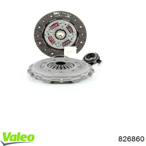 826860 VALEO Zestaw sprzęgła (3 części)