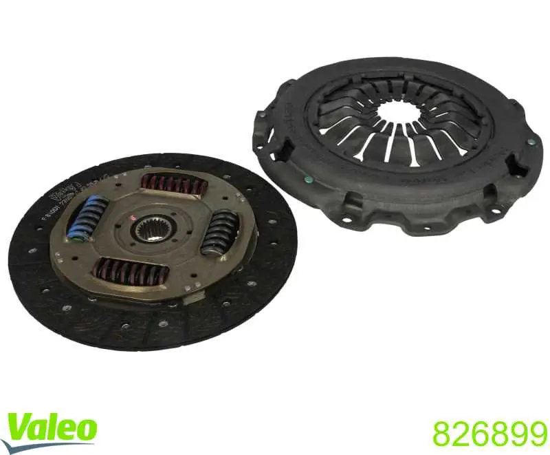 Zestaw sprzęgła (3 części) VALEO 826899 cena, od 95,34 USD