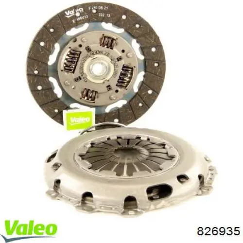 Do koszyka 826935 VALEO Zestaw sprzęgła (3 części)