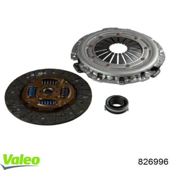 Zestaw sprzęgła (3 części) 826996 VALEO