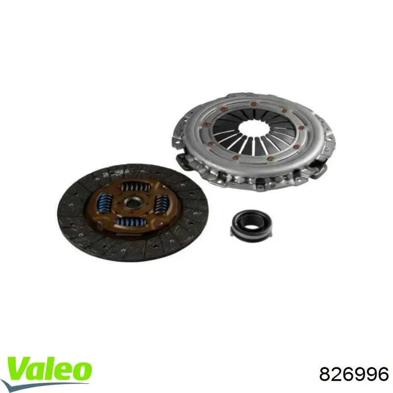 826996 VALEO Zestaw sprzęgła (3 części)